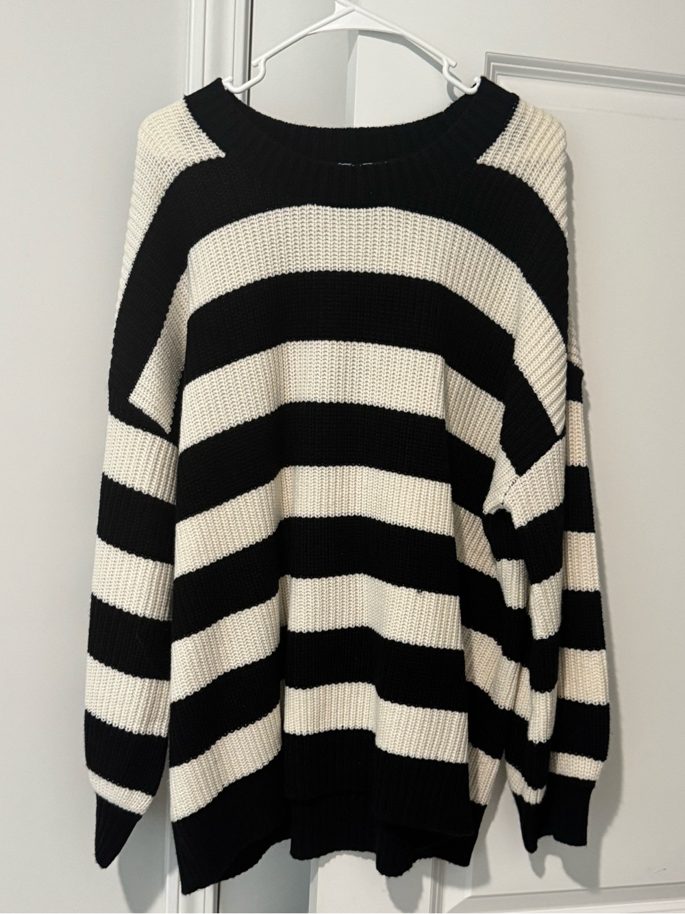 torrid Black Ribbed Crew Neck Sweater
